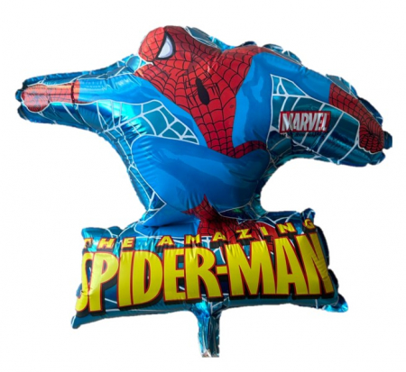 Spider Man - Decoratiuni pentru petrecere tematica - Balon folie mini figurina Spiderman 28 cm
