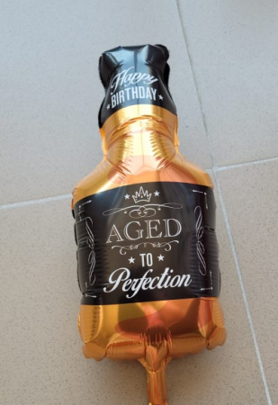 Balon folie mini figurina sticla whisky 39 cm [1]