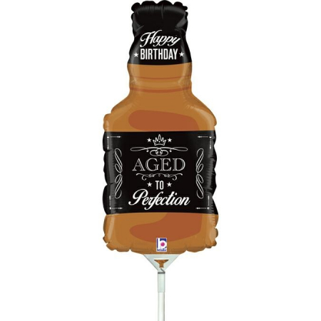 Balon folie mini figurina sticla whisky 39 cm
