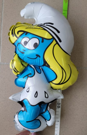 Balon folie mini figurina Strumfita 45 cm [3]