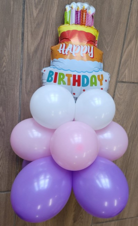 Balon folie mini figurina tort 23 x 32 cm [2]