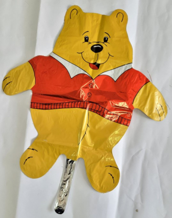 Balon folie mini figurina ursulet galben 35 cm [3]