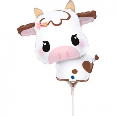 Zoo - Decoratiuni pentru petrecere tematica - Balon folie mini figurina vacuta 33 x 33 cm