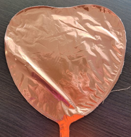 Balon folie mini inima rose gold 24 cm [1]