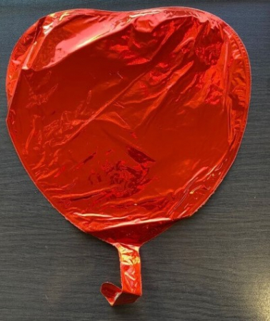 Balon folie mini inima rosie 24 cm [2]