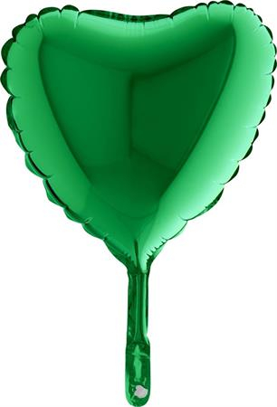 Baby Shark - Baloane - Balon folie mini inima verde 24 cm