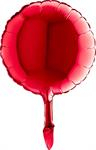 Baloane colorate din folie - Balon folie mini rotund rosu 24 cm