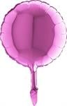 Balon folie mini rotund roz 24 cm [0]