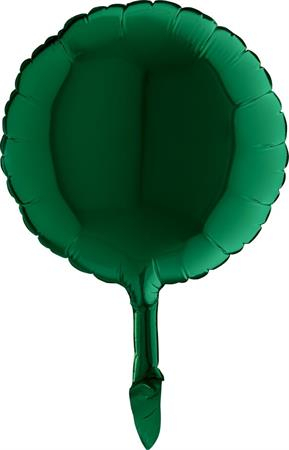 Baby Shark - Baloane - Balon folie mini rotund verde inchis 24 cm