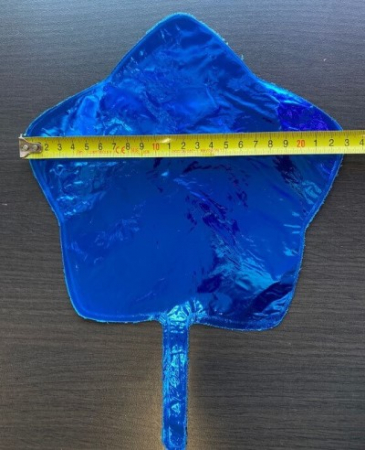 Balon folie mini stea albastra 24 cm [1]
