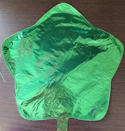 Balon folie mini stea verde 24 cm [2]