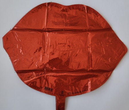 Balon folie minifigurina buze sclipici 36 x 27 cm [1]