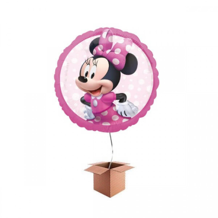 Minnie Mouse - Prima aniversare cu baloane & decoratiuni - Balon folie Minnie Mouse Forever 43 cm 0026635407045