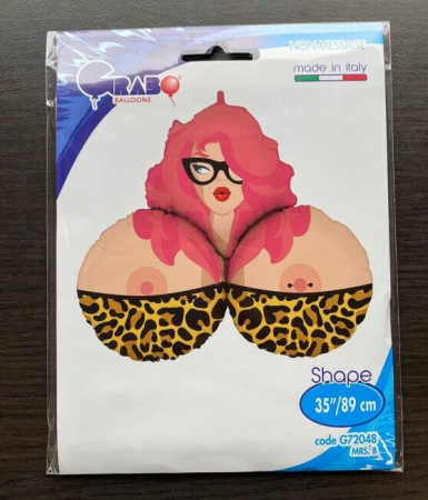 Balon folie MRS. B Boobs, breasts, sani 89 cm [5]