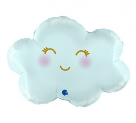Gender reveal & Dezvaluire - Articole & decoratiuni - Balon folie norisor albastru pal 61 cm
