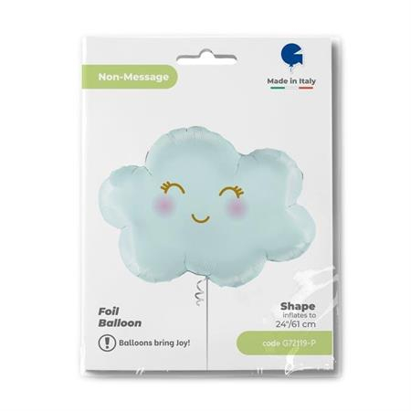 Balon folie norisor albastru pal 61 cm [4]