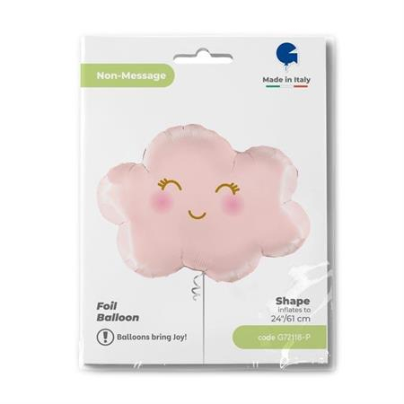 Balon folie norisor roz pal 61 cm [4]