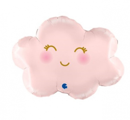 Gender reveal & Dezvaluire - Articole & decoratiuni - Balon folie norisor roz pal 61 cm