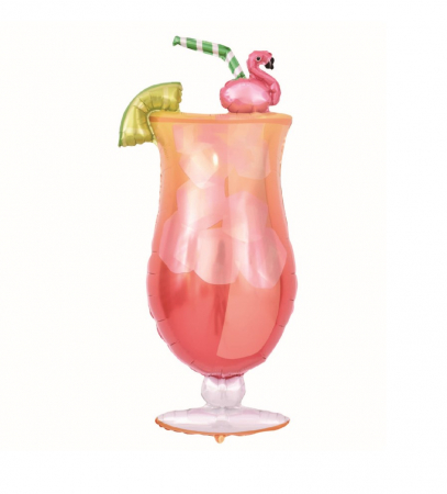 Baloane din folie - diverse modele - Balon folie pahar cocktail 85 x 40 cm