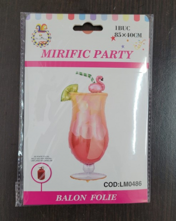 Balon folie pahar cocktail 85 x 40 cm [4]