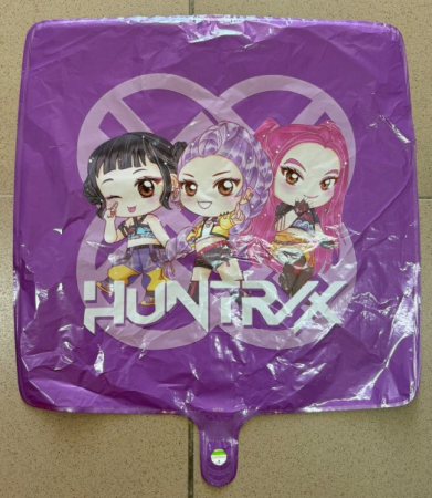 Balon folie patrat mov K-Pop 45 cm [1]