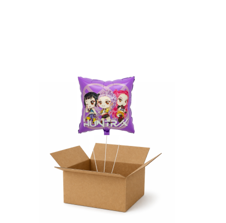 Baloane folie - Balon folie patrat mov K-Pop 45 cm