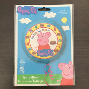 Balon folie Peppa Pig Happy Birthday 43cm 0026635315920 [2]
