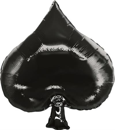 Baloane folie pentru petreceri tematice - Balon folie Poker Frunza 86 cm