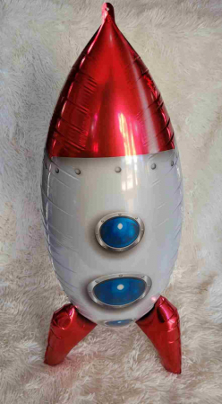 Balon folie racheta 3 D 85 x 45 cm [1]