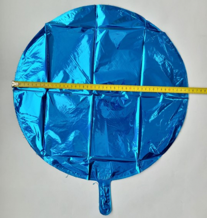 Balon folie rotund albastru 46 cm [3]