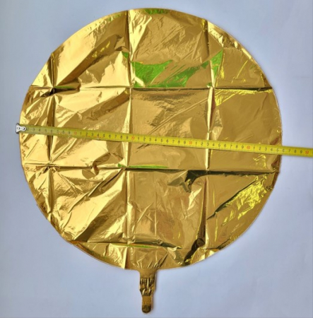 Balon folie rotund auriu 46 cm [3]