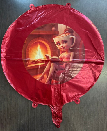 Balon folie rotund Ballerina Cappuccina 45 cm [2]