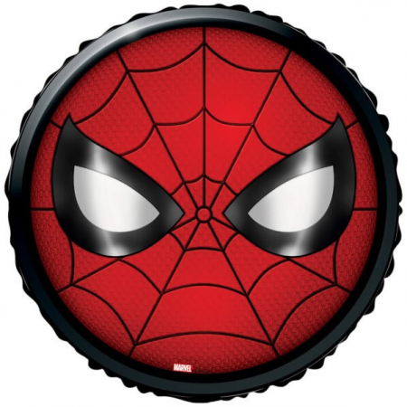 Petreceri tematice - Decoratiuni & accesorii - Balon folie rotund cap Spiderman 46 cm
