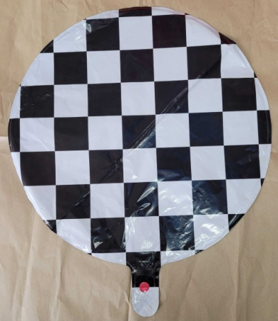 Balon folie rotund carouri 45 cm [1]