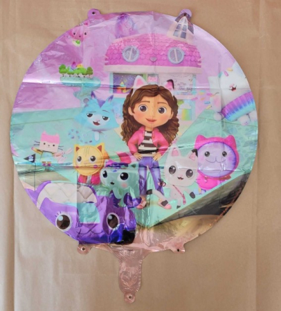 Balon folie rotund Casuta lui Gabby 45 cm [2]