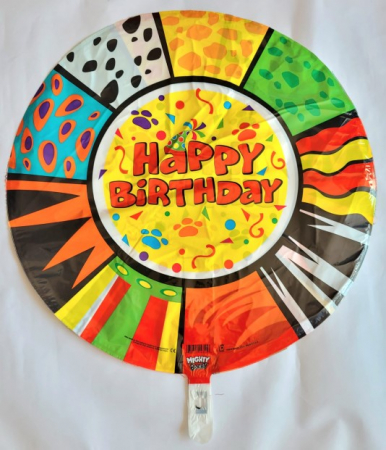 Balon folie rotund Happy Birthday zoo 53 cm [1]