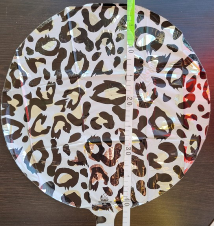 Balon Folie Print Leopard Alb, Multicolor, 43 cm [2]