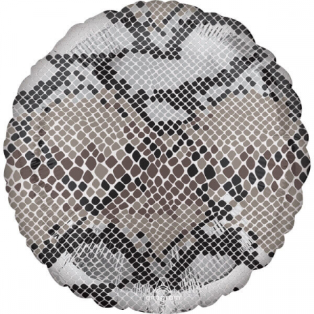 Zoo - Decoratiuni pentru petrecere tematica - Balon Folie Print Sarpe, Multicolor, 45 cm
