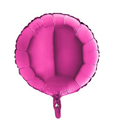 Balerina - Balon folie rotund magenta 46 cm