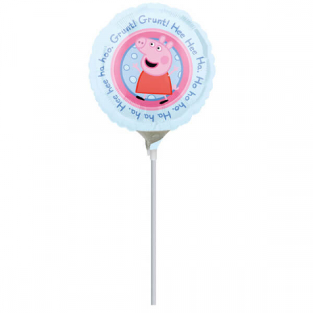 Peppa Pig - Baloane - Balon folie rotund mini figurina Peppa Pig 23 cm