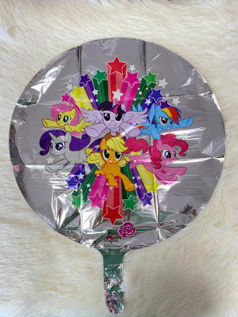 Balon folie rotund My Little Pony Curcubeu 43 cm [1]