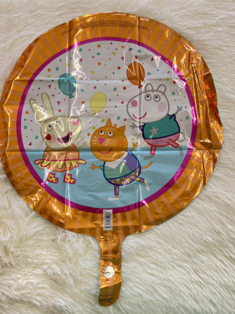 Balon folie rotund Peppa Pig Party 43 cm [3]