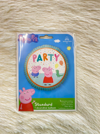 Balon folie rotund Peppa Pig Party 43 cm [4]