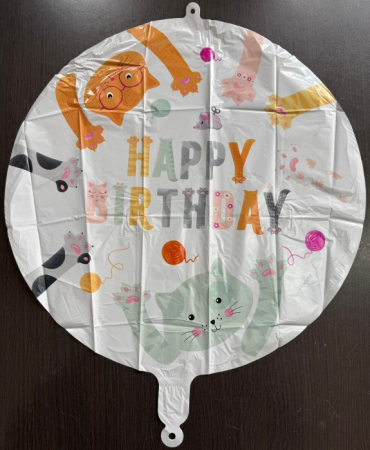 Balon folie rotund pisici 45 cm [3]
