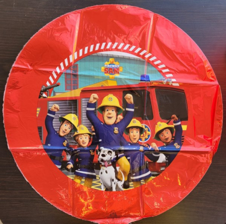 Balon folie rotund Pompierul Sam 43 cm [1]