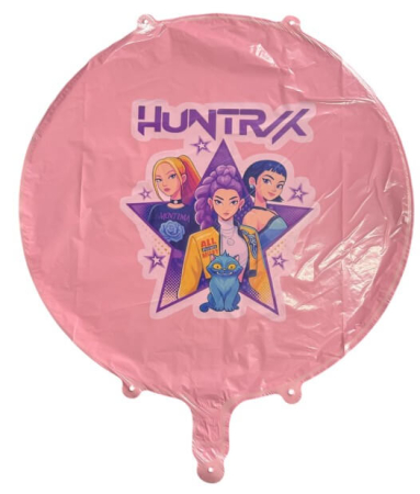 Balon folie rotund roz personalizabil K-pop 45 cm [2]