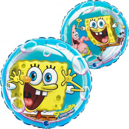 Sponge Bob - Balon folie rotund Sponge Bob 45 cm