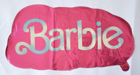 Balon folie roz Barbie 32 x 68 cm [1]