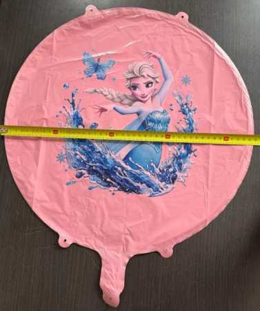 Balon folie roz rotund personalizabil Elsa 45 cm [2]