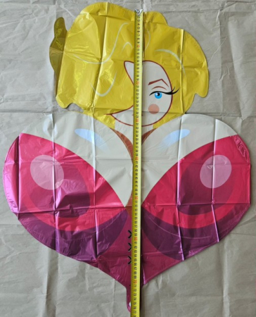 Balon folie sani rosu 65 cm [2]